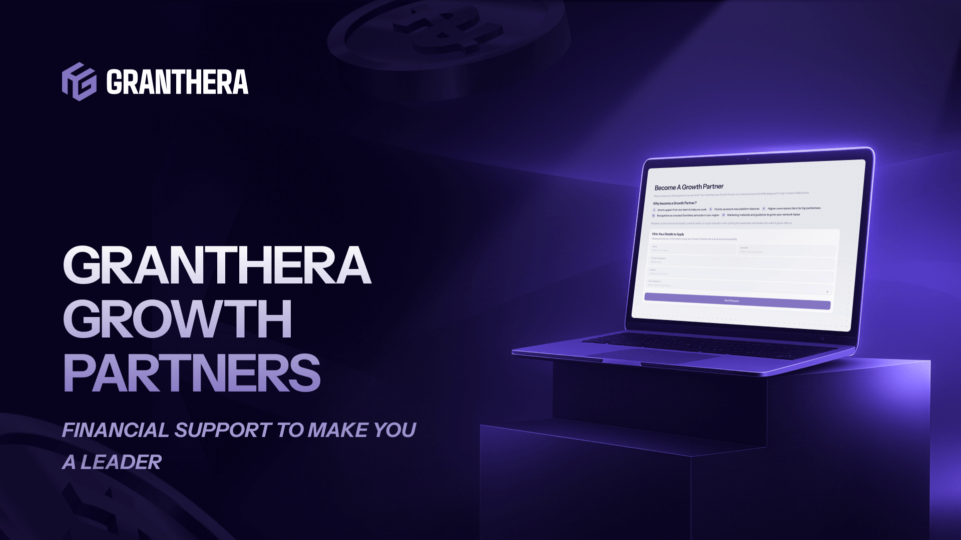 Granthera Growth Partner — Financial Support to Help You Become a Leader