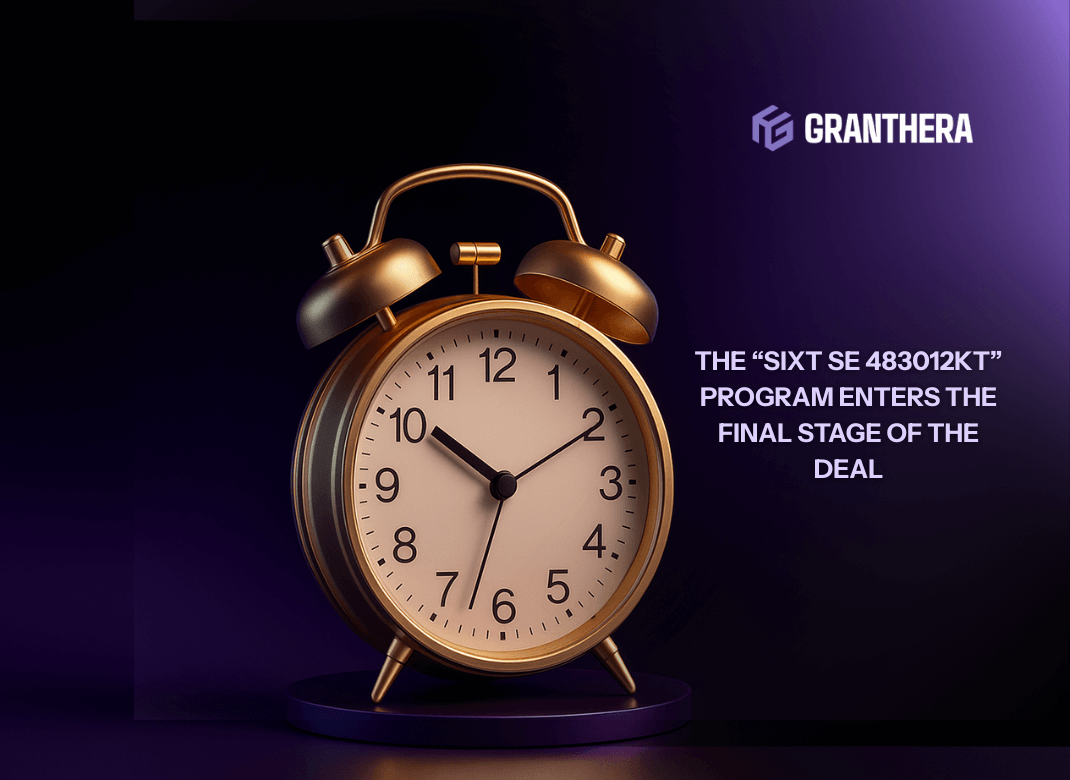 The “Sixt SE 483012KT” Program Enters the Final Stage of the Deal