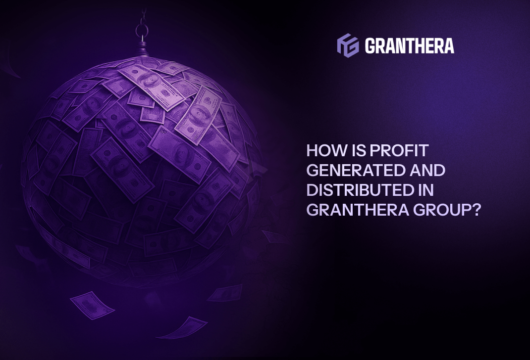 How is profit generated and distributed in Granthera Group?  
 