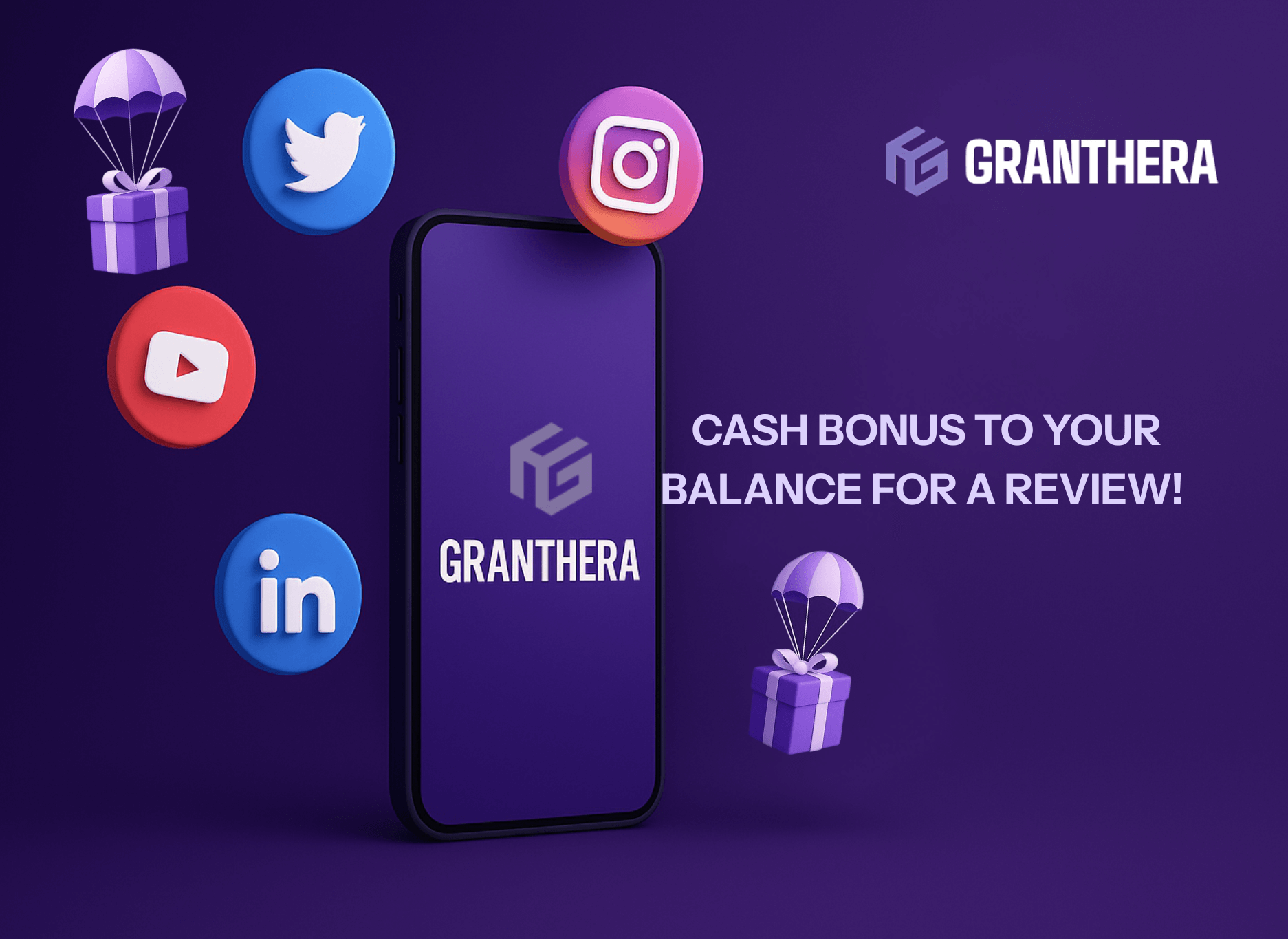 Cash Bonus to Your Balance for a Review!