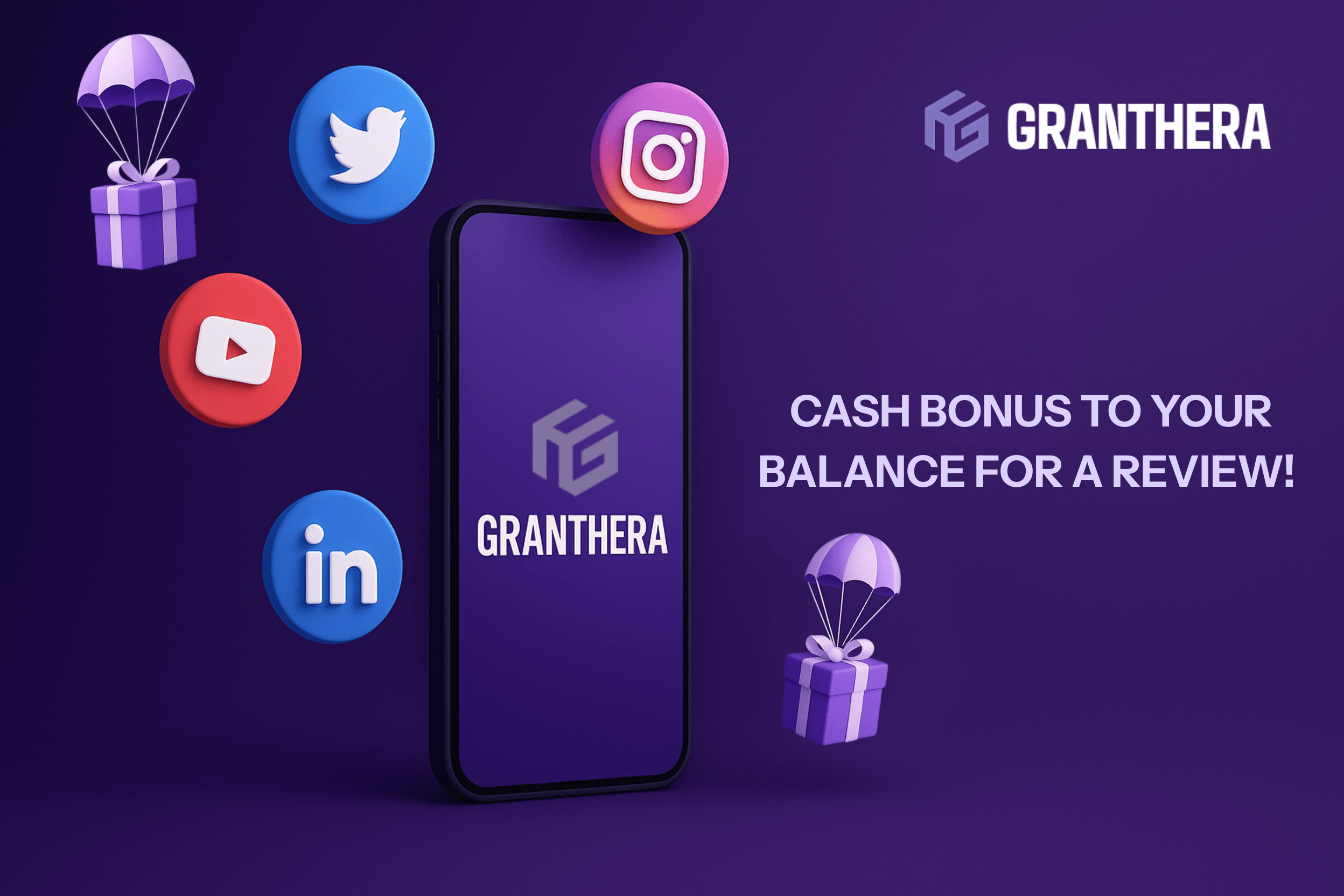 Cash Bonus to Your Balance for a Review!
